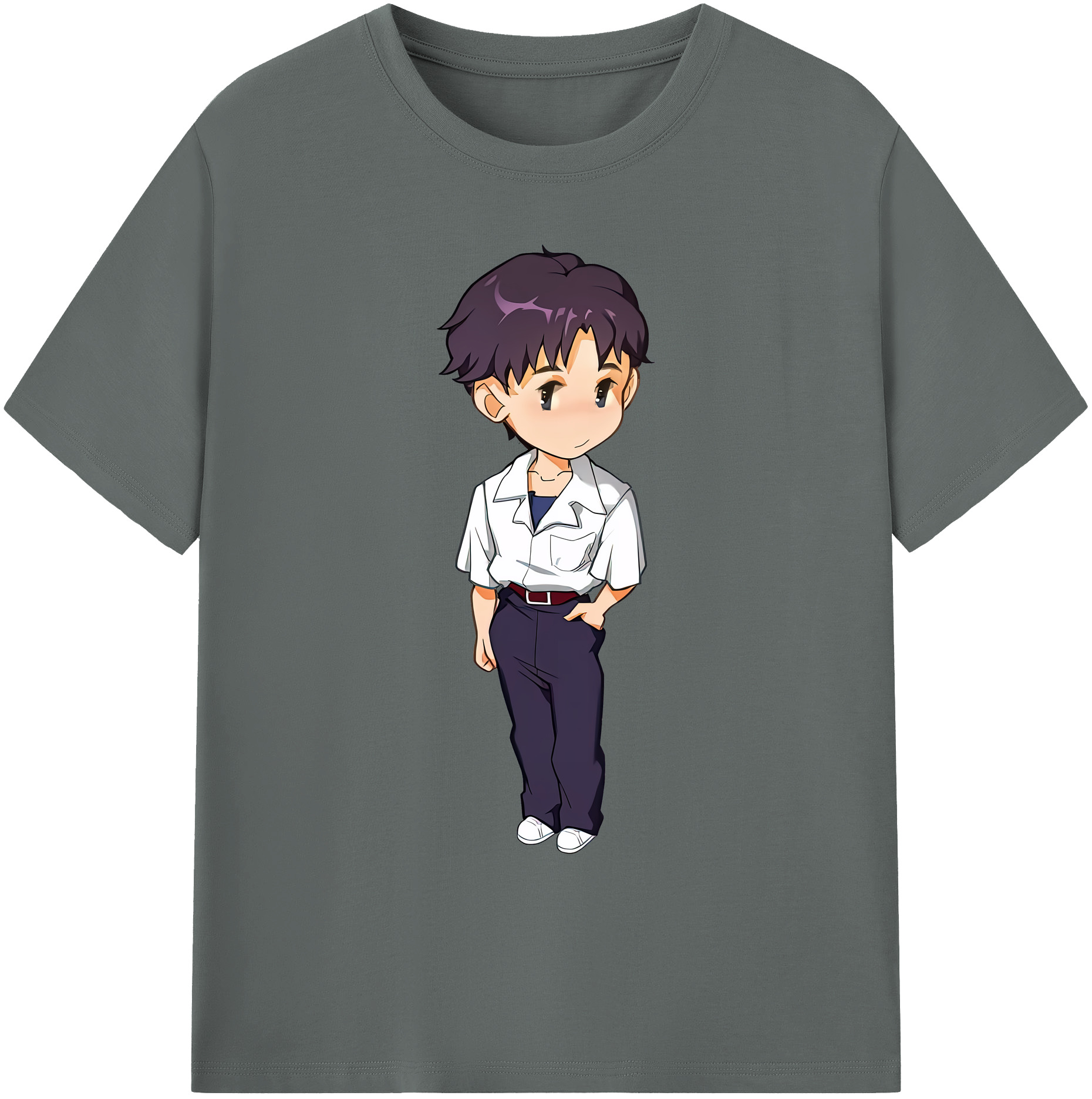 （画像用） EVA 新世紀エヴァンゲリオン 綿100％ メンズ半袖Tシャツ｜肌触りやわらか＆通気性